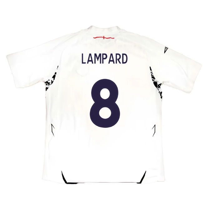 England 2007-09 Home Shirt (XL) (Excellent) (LAMPARD 8)