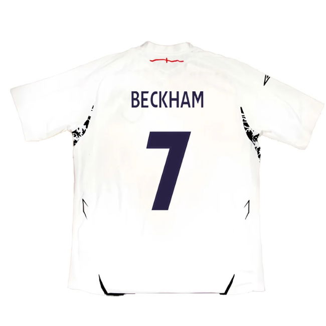 England 2007-09 Home Shirt (XXL) (Excellent) (BECKHAM 7)