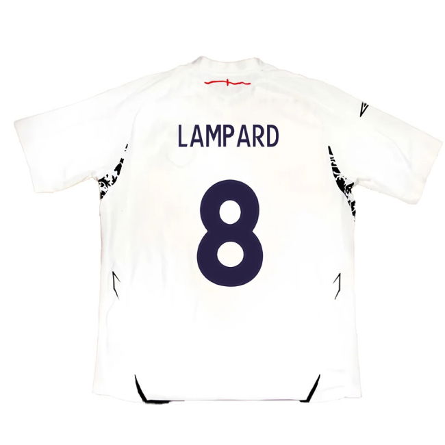 England 2007-09 Home Shirt (XXL) (Excellent) (LAMPARD 8)