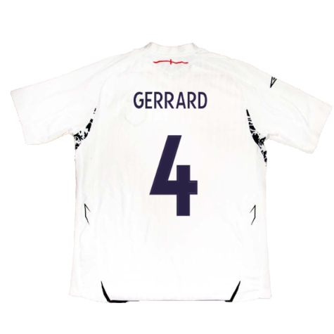England 2007-2009 Home Shirt (S) (Very Good) (GERRARD 4)