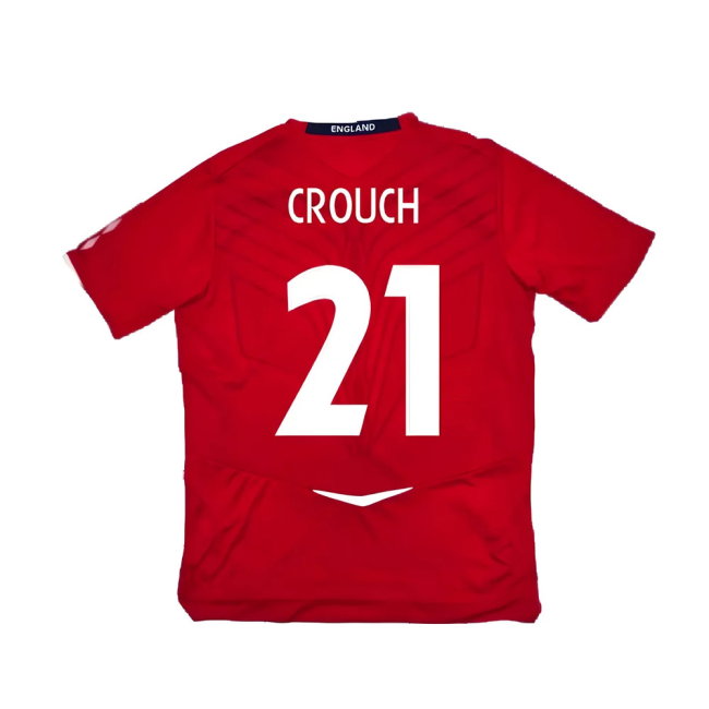 England 2008-10 Away Shirt (XL) (Excellent) (CROUCH 21)