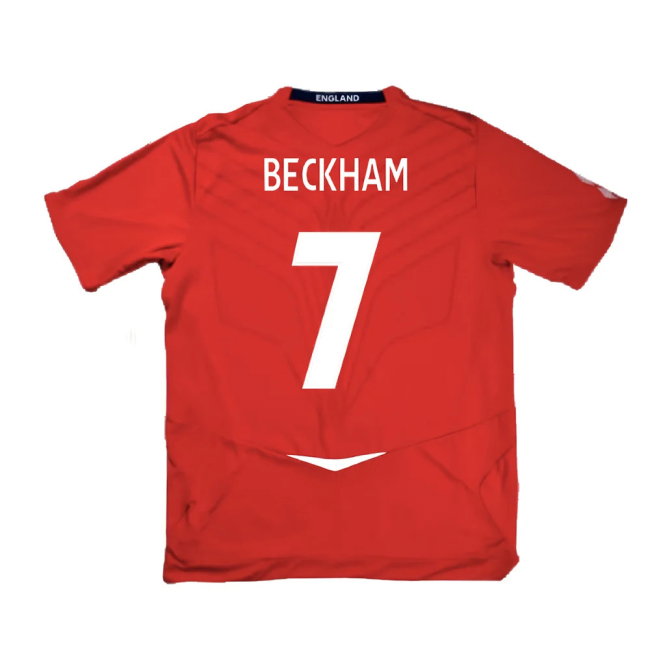 England 2008-10 Away Shirt (Excellent) (BECKHAM 7)