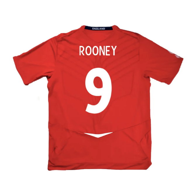 England 2008-10 Away Shirt (Excellent) (ROONEY 9)