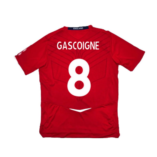 England 2008-10 Away Shirt (S) (Very Good) (GASCOIGNE 8)