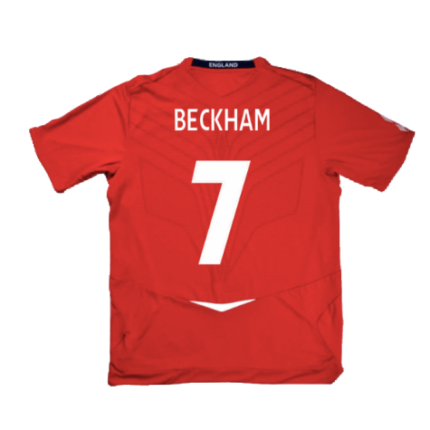 England 2008-10 Away Shirt (M) (Excellent) (BECKHAM 7)
