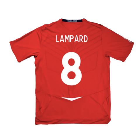 England 2008-10 Away Shirt (M) (Excellent) (LAMPARD 8)