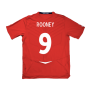 England 2008-10 Away Shirt (M) (Excellent) (ROONEY 9)