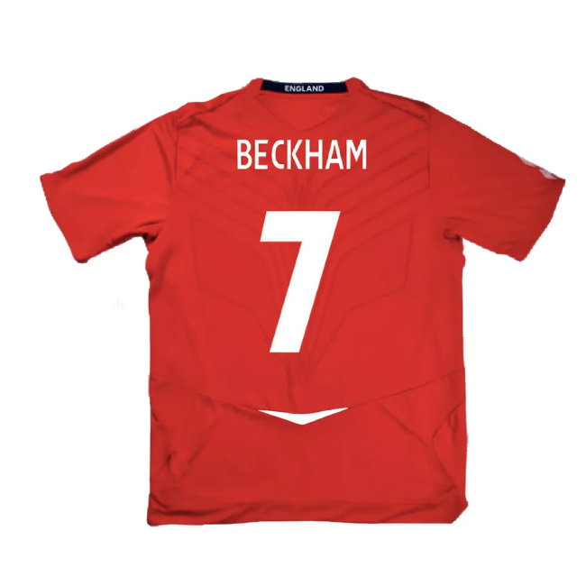England 2008-10 Away Shirt (Very Good) (BECKHAM 7)