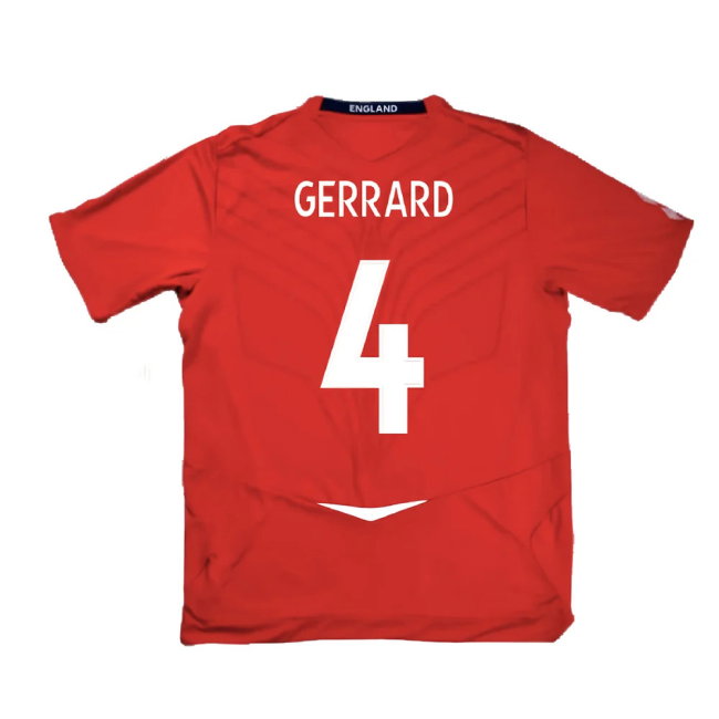 England 2008-10 Away Shirt (Very Good) (GERRARD 4)