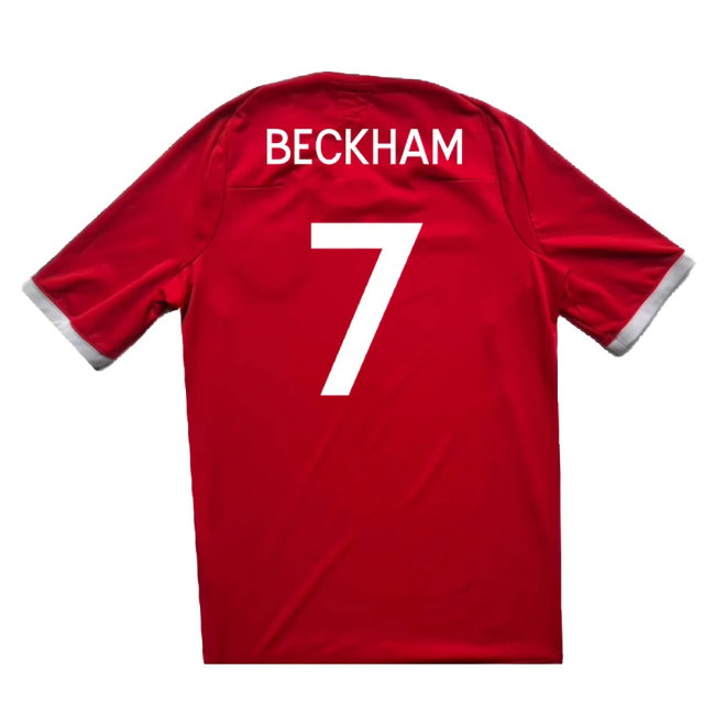 England 2009-10 Away Shirt (M) (Excellent) (BECKHAM 7)
