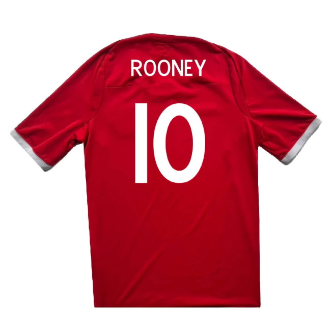 England 2009-10 Away Shirt (XL) (Excellent) (ROONEY 10)