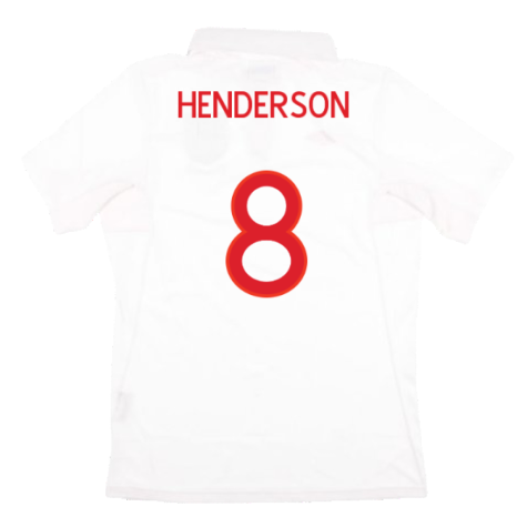 England 2009-10 Home (L) (Excellent) (HENDERSON 8)