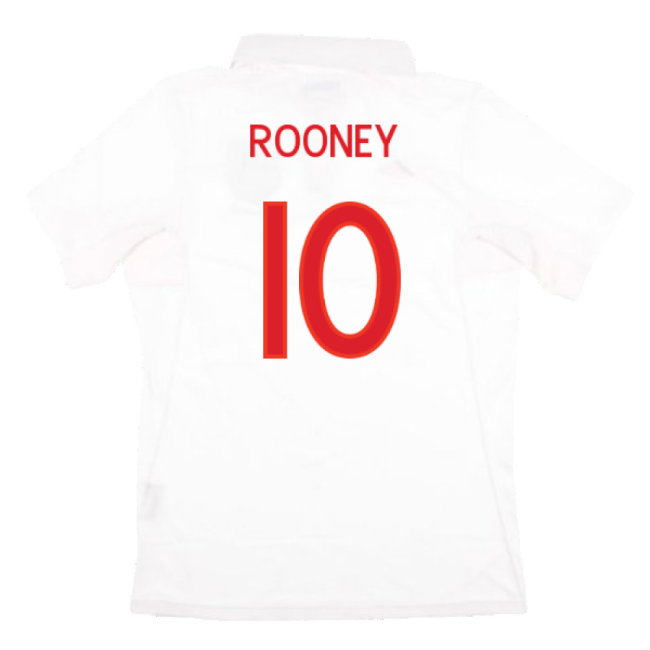 England 2009-10 Home (XL) (Excellent) (ROONEY 10)
