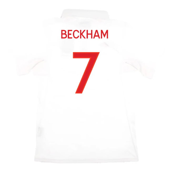 England 2009-10 Home Shirt (XL) (Excellent) (BECKHAM 7)