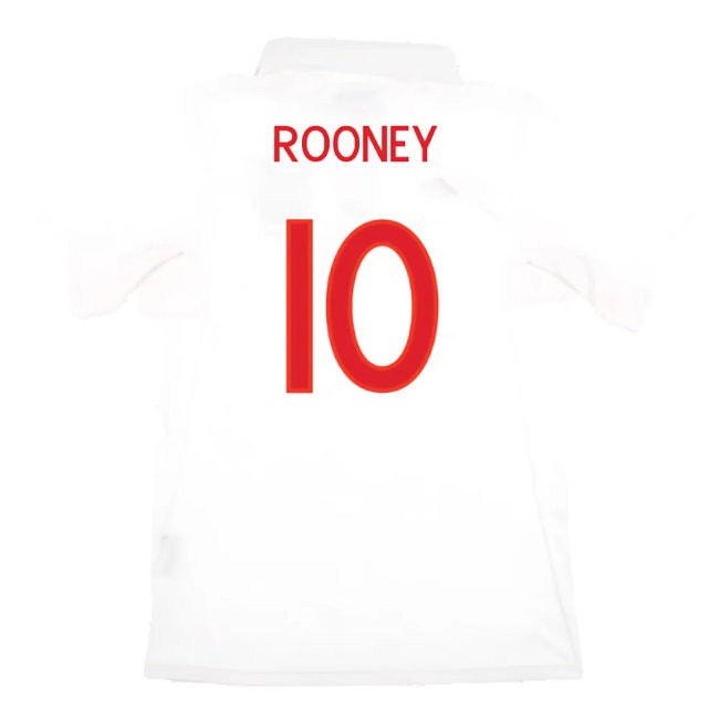 England 2009-10 Home Shirt (L) (Good) (ROONEY 10)
