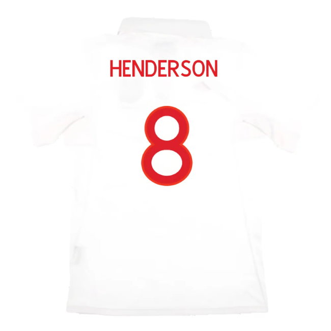 England 2009-10 Home Shirt (With South Africa Badge Detail) (XL) (Mint) (HENDERSON 8)