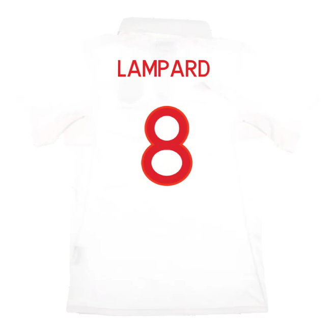 England 2009-10 Home Shirt (With South Africa Badge Detail) (XL) (Mint) (Lampard 8)