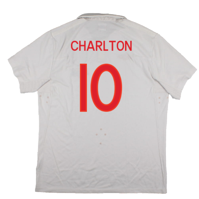 England 2009-10 World Cup Home shirt (XL) (Very Good) (Charlton 10)