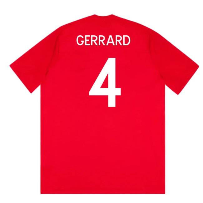 England 2010-11 Away Shirt (WC badge) (L) (Very Good) (GERRARD 4)