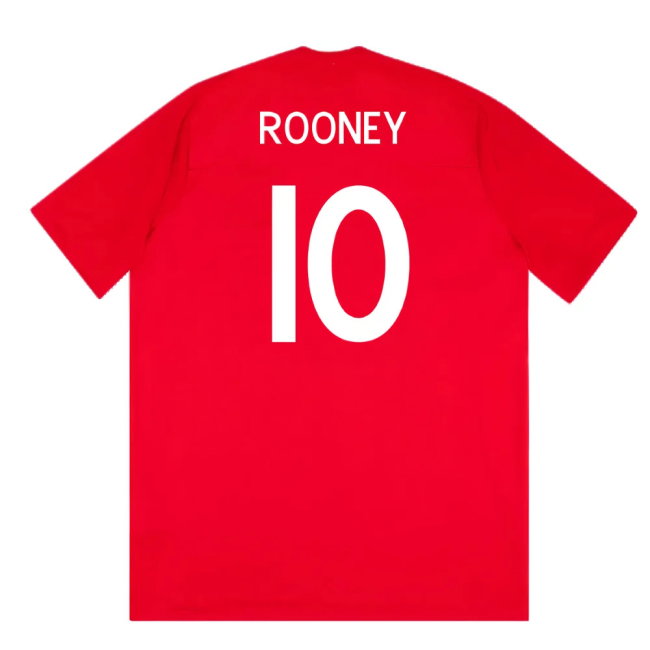 England 2010-11 Away Shirt (WC badge) (L) (Very Good) (ROONEY 10)