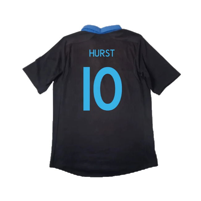 England 2011-12 Away Shirt ((Excellent) L) (HURST 10)