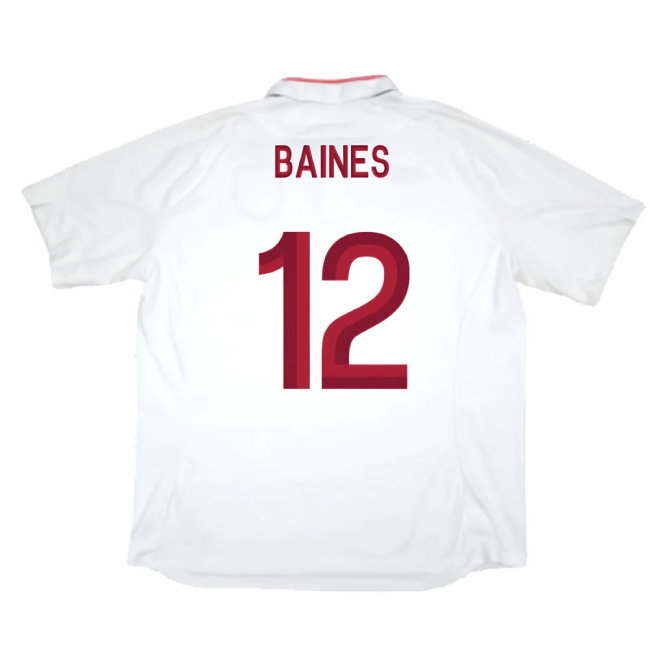 England 2012-13 Home Shirt (Very Good) (Baines 12)