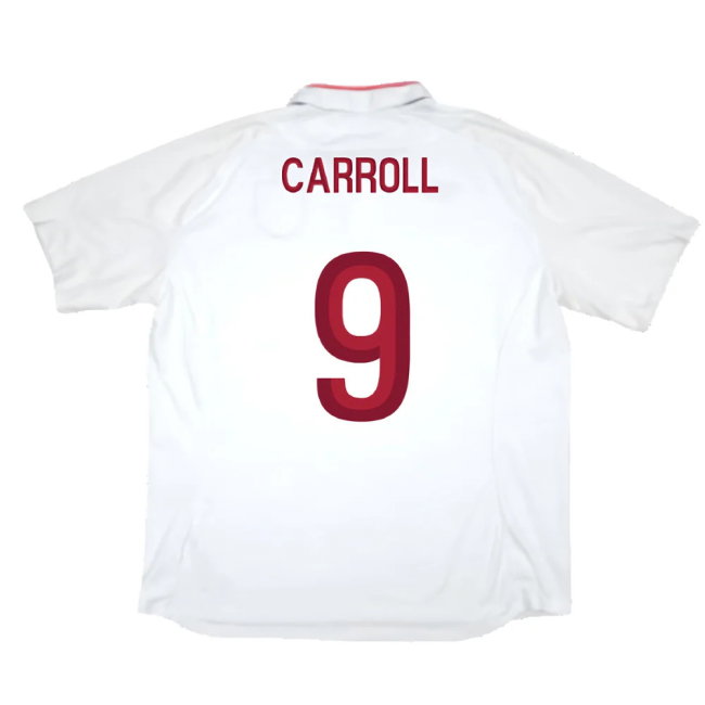 England 2012-13 Home Shirt (Very Good) (Carroll 9)