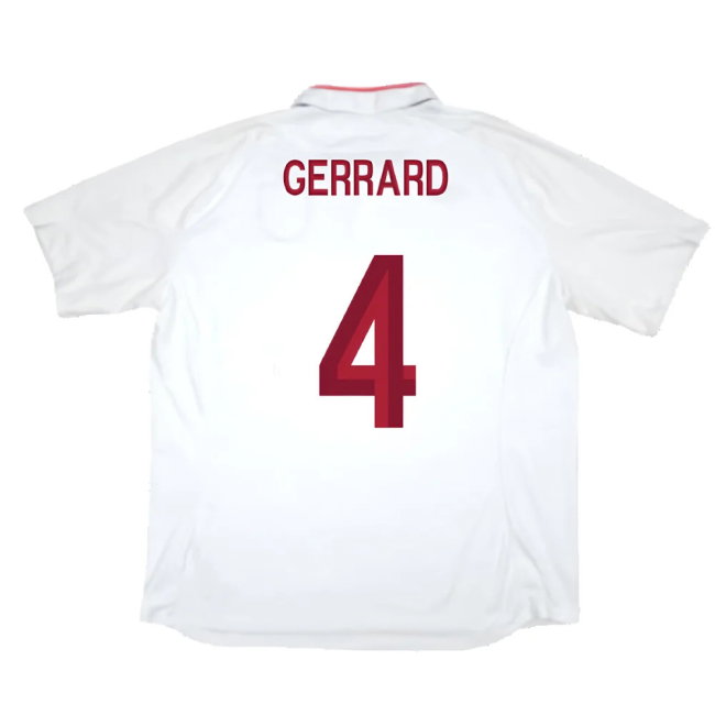 England 2012-13 Home Shirt (Very Good) (Gerrard 4)