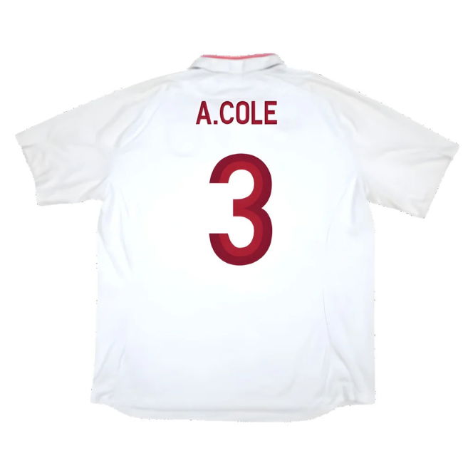 England 2012-13 Home Shirt (Good) (A.Cole 3)