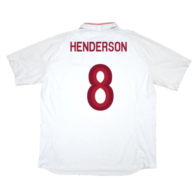 England 2012-13 Home Shirt (Good) (Henderson 8)