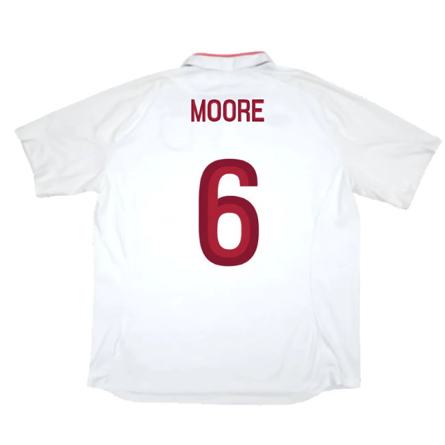 England 2012-13 Home Shirt (Very Good) (Moore 6)