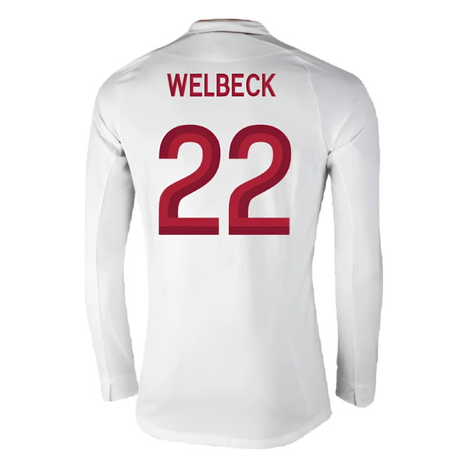 England 2012-13 Long Sleeve Home Shirt (L) (Fair) (Welbeck 22)