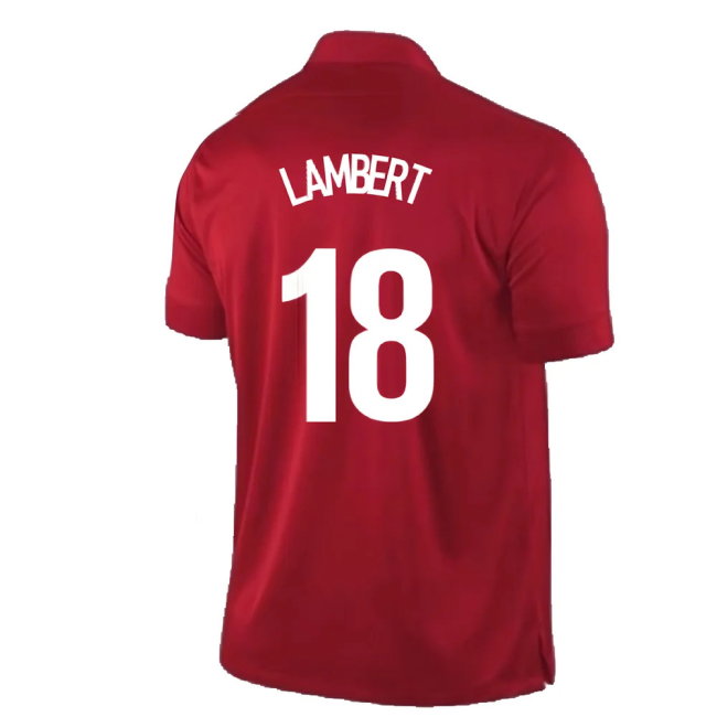 England 2013-14 Away Shirt (M) (Very Good) (LAMBERT 18)