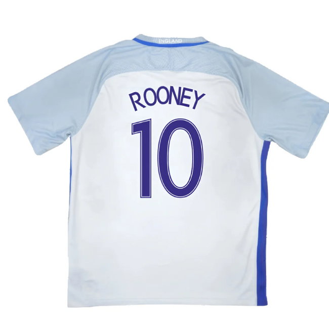 England 2016-17 Home Shirt (XL) (Excellent) (Rooney 10)