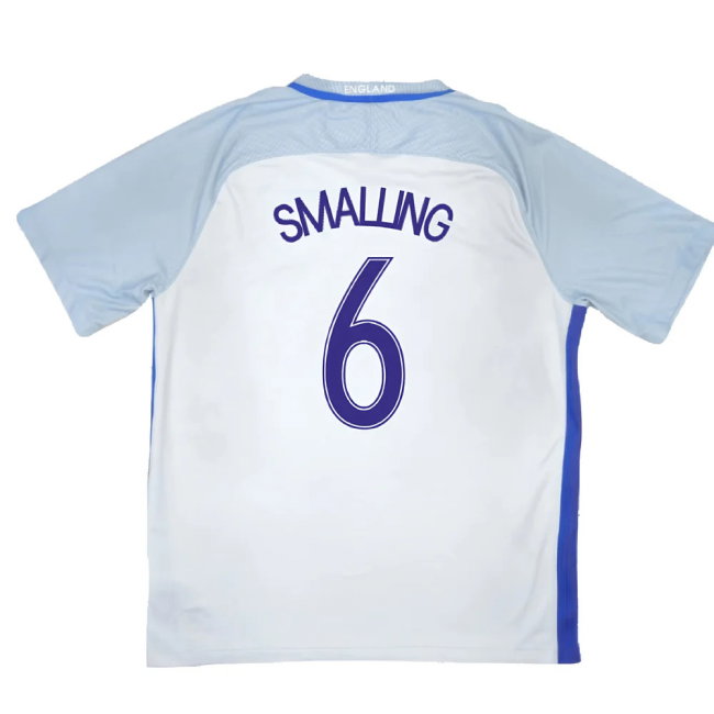 England 2016-17 Home Shirt (XL) (Excellent) (Smalling 6)