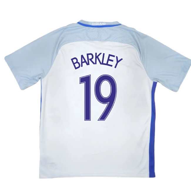 England 2016-18 Home (L) Barkley #19 (Excellent) (Barkley 19)