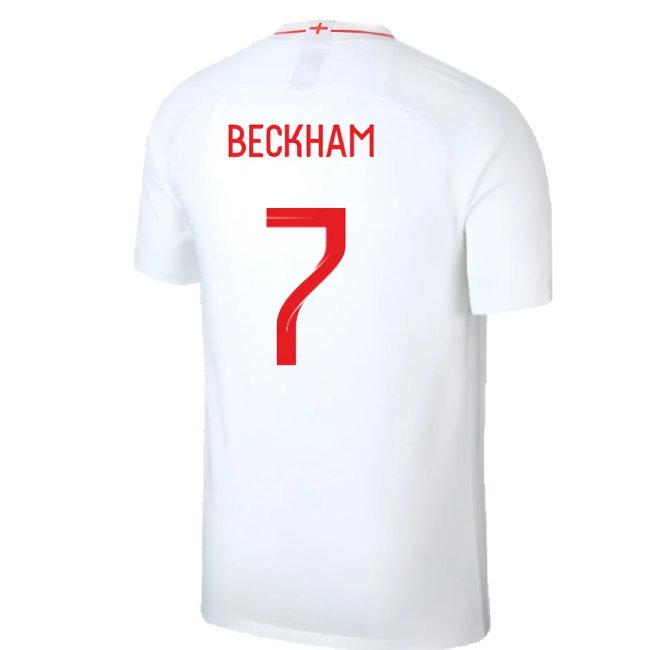 England 2018-19 Home Shirt (Infant M) (Excellent) (Beckham 7)