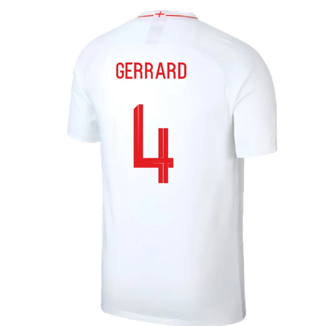 England 2018-19 Home Shirt (Infant M) (Excellent) (Gerrard 4)