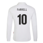 England 2023 RWC Home LS Classic Rugby Shirt (Farrell 10)