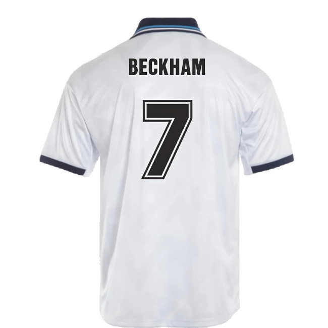 England Clasico de Futebol Retro Home Shirt (11-12y) (BNWT) (BECKHAM 7)