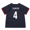 England RWC 2023 Alternate Replica Rugby Baby Shirt (Johnson 4)