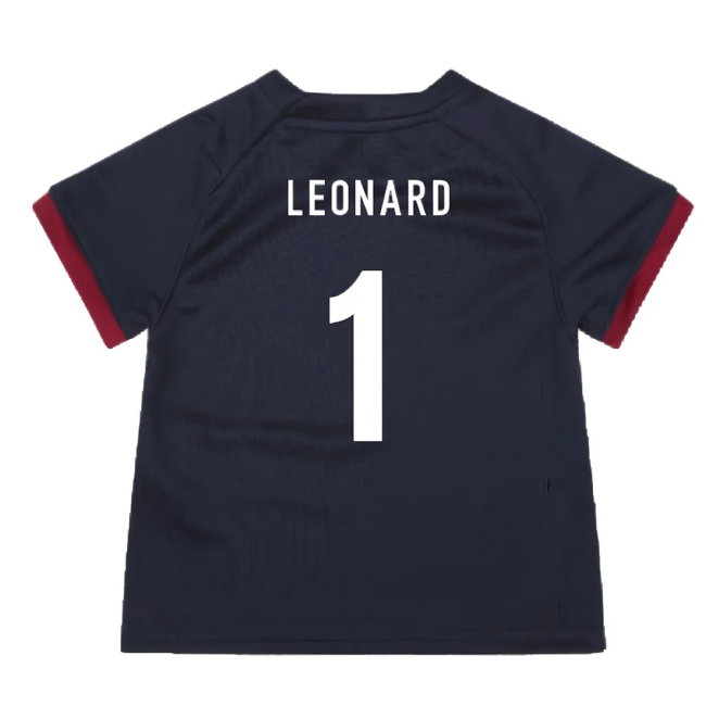 England RWC 2023 Alternate Replica Rugby Baby Shirt (Leonard 1)