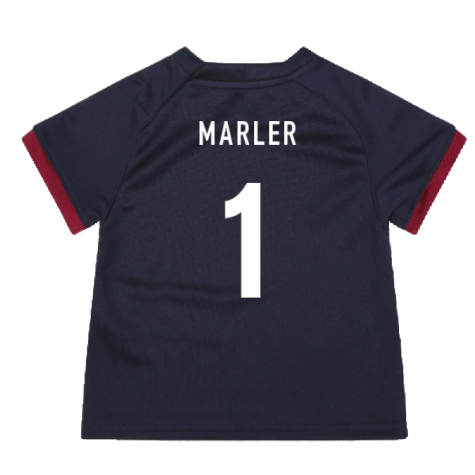 England RWC 2023 Alternate Replica Rugby Baby Shirt (Marler 1)