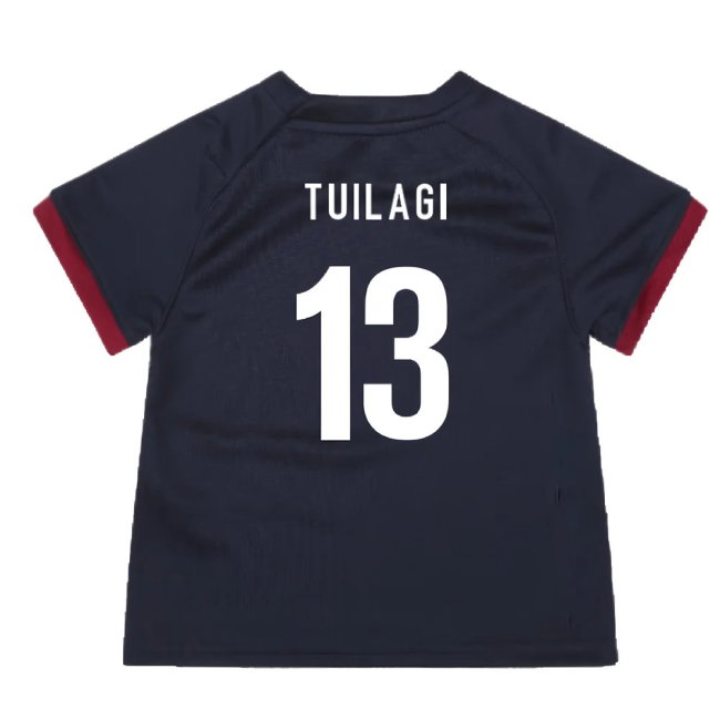 England RWC 2023 Alternate Replica Rugby Baby Shirt (Tuilagi 13)