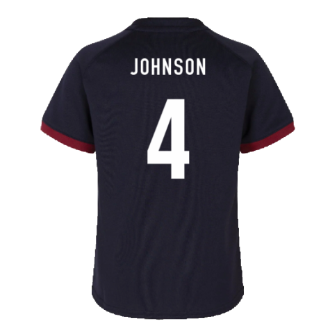 England RWC 2023 Alternate Rugby Replica Infant Shirt (Johnson 4)