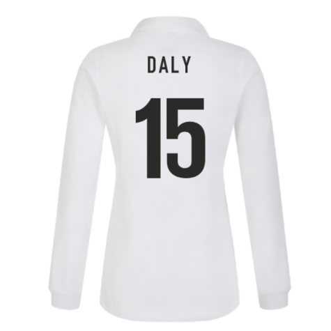 England RWC 2023 Home Classic LS Rugby Shirt (Ladies) (Daly 15)