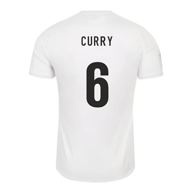 England RWC 2023 Home Pro Rugby Jersey (Curry 6)