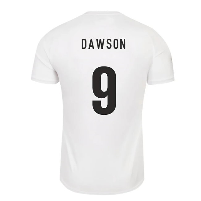 England RWC 2023 Home Pro Rugby Jersey (Dawson 9)