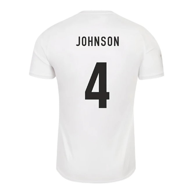 England RWC 2023 Home Pro Rugby Jersey (Johnson 4)