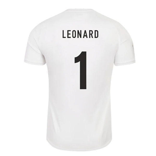 England RWC 2023 Home Pro Rugby Jersey (Leonard 1)